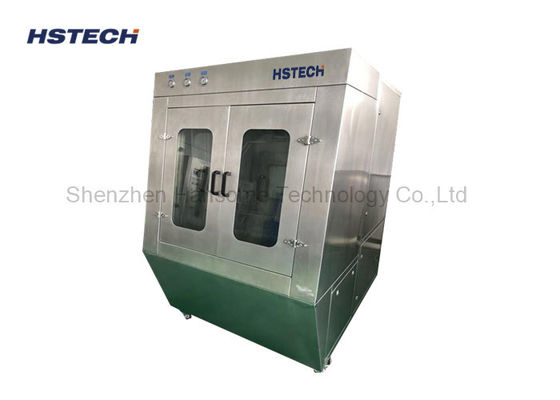 Harga yang bagus 28KW PCB Ultrasonik Stencil Cleaner Air Panas Pengeringan Stepper Motor Control on line
