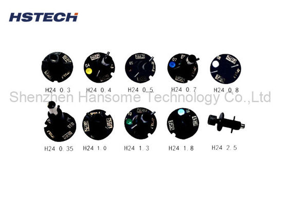 Harga yang bagus H24 SMT Pick And Place Nozzles Multiple Tin Size Untuk SMT NXT Chip Mounter on line