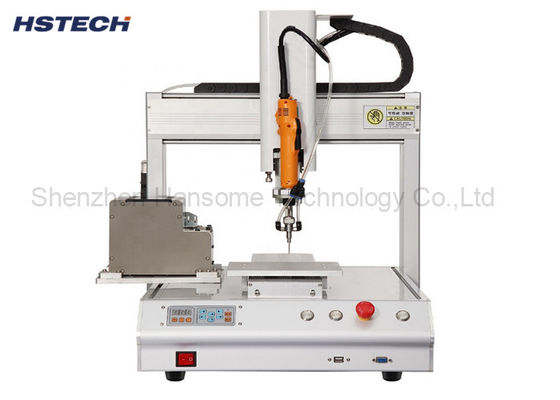 Harga yang bagus Desktop Operasi Sekrup Menekuk Robot Penyedutan 3 Axis Aluminium Material on line