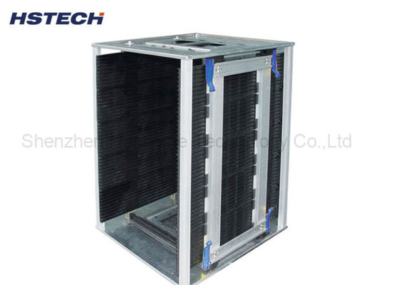Harga yang bagus Perlengkapan Pengolahan PCB Luas Disesuaikan SMT ESD Majalah Storage Rack Material Logam on line