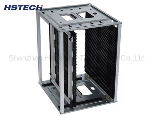 Harga yang bagus Panas tahan logam ESD Antistatik SMT PCB Magazine Rack Untuk SMT Assembly Line PCB Circulation on line