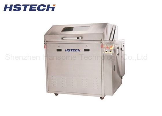 Harga yang bagus Kontrol PLC Pembersih Penyemprotan Kondensor Palet Solder Gelombang SMT Otomatis Berair on line