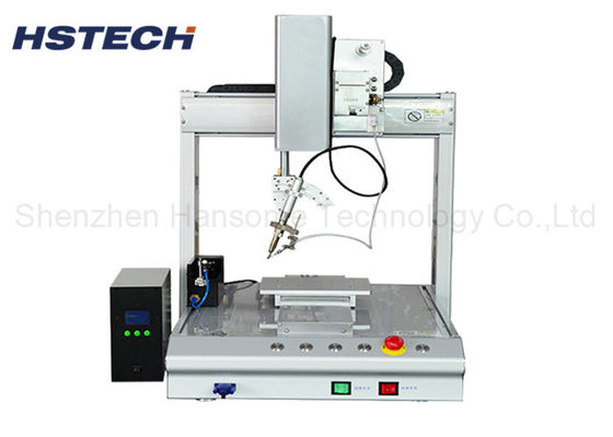 Harga yang bagus Tabletop Model Automatic Soldering Robot High Precision Stepper Motor Untuk Navigasi PCB on line