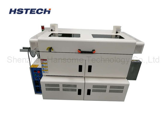 Harga yang bagus Peralatan Pembersihan Permukaan PCB Sisi Tunggal Sikat Roller Disc Brush ESD 50/60Hz on line