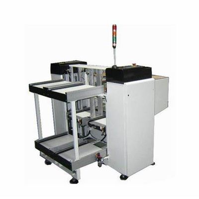 Harga yang bagus 40mm Pitch PLC Control PCB Magazine Unloader 4-6bar on line